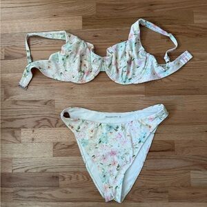 Abercrombie & Fitch Pastel Floral Bikini